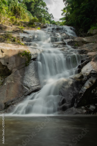 Small waterfall in the forest © noppharat