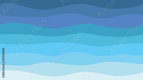 Nature abstract sea background hd blue waves modern seamless pattern