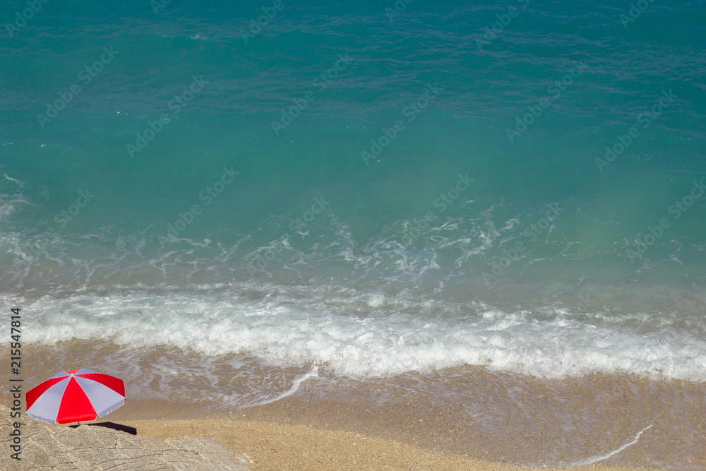 Beautiful beach for a holiday in Albania. Ionian Sea Beautiful beach for a holiday in Albania. Ionian Sea