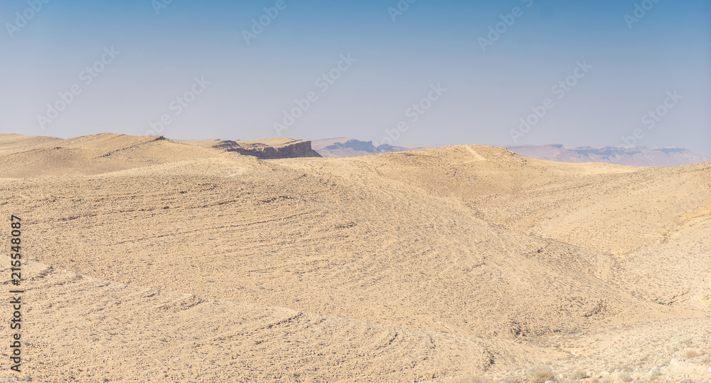 Desert landscape nature tourism and travel