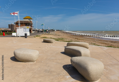 Littlehampton seafront England UK south coast town in West Sussex photo