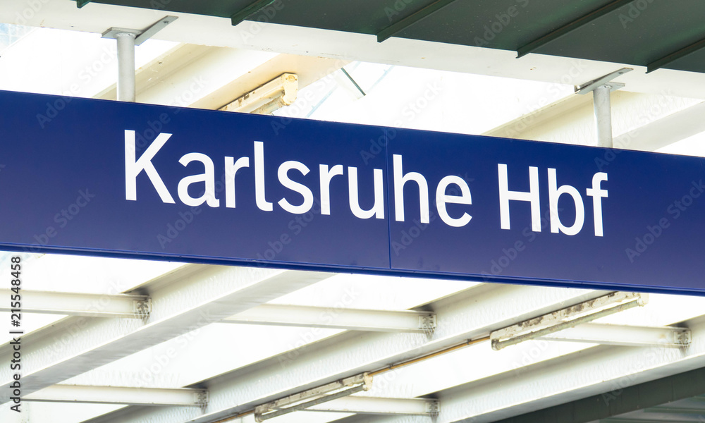 Hauptbahnhof in Karlsruhe