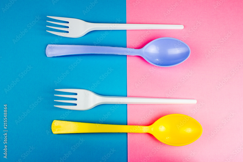 Spoon and fork. Kitchen and food concept. Copy space Spoon and fork. Kitchen and food concept. Copy space