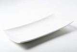 a white rectangular plate