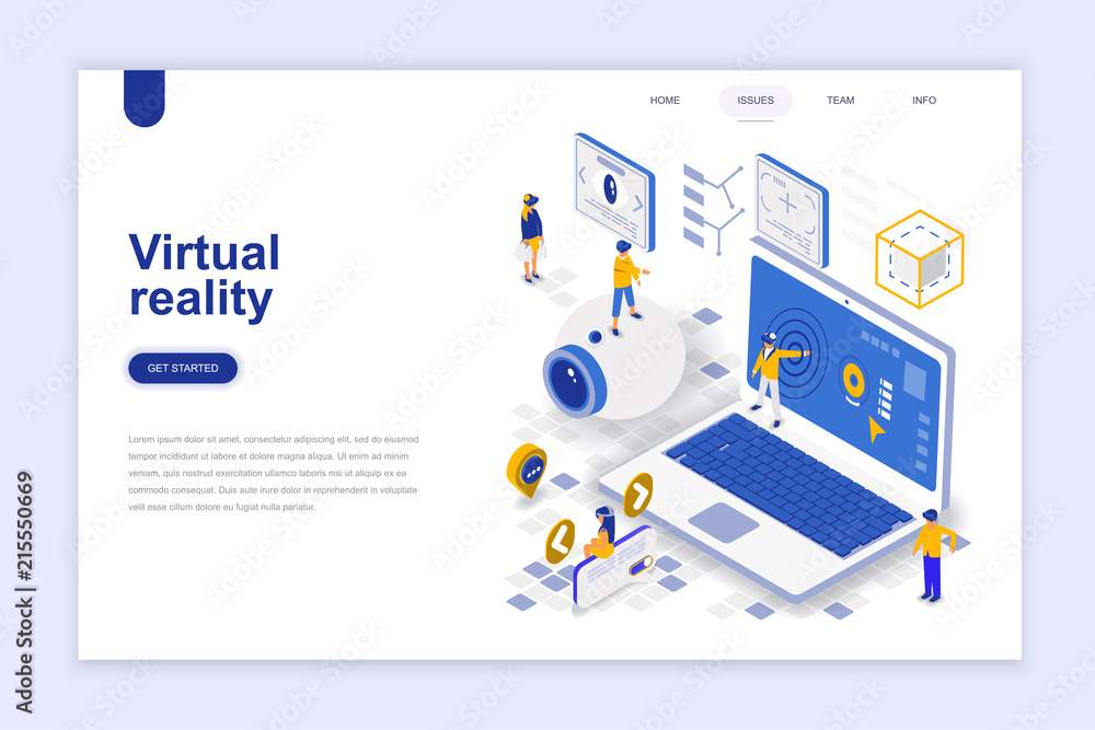 Virtual augmented reality glasses modern flat design isometric concept. Entertaining and people concept. Landing page template. Conceptual isometric vector illustration for web and graphic design. Virtual augmented reality glasses modern flat design isometric concept. Entertaining and people concept. Landing page template. Conceptual isometric vector illustration for web and graphic design.
