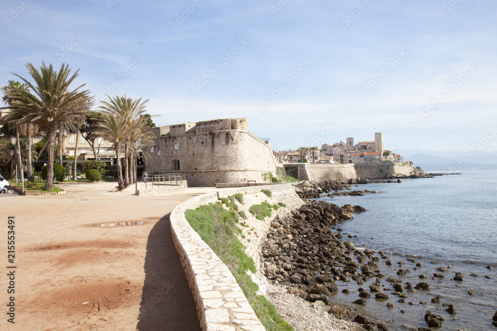 Naklejka premium Francia, Costa Azzura, la città di Antibes