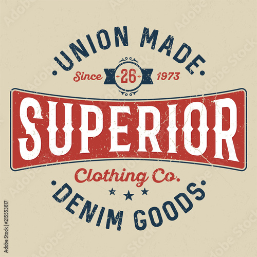 Superior Denim Goods - Tee Design For Printing