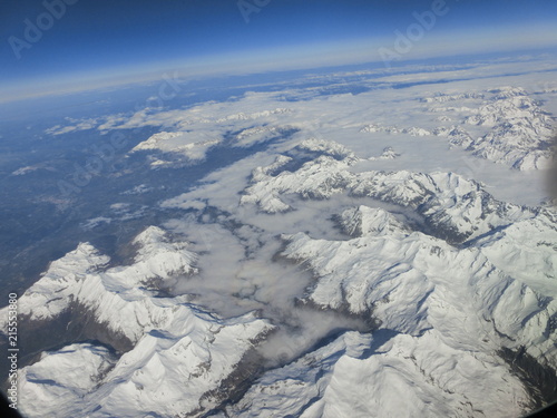 Alpen von oben © Melanie