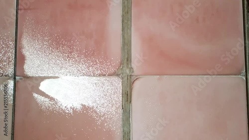  View of the salt sea in Cabo de Gata, Almeria, Spain. Salinas