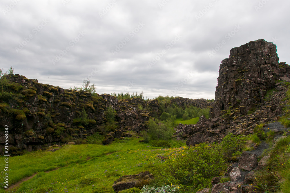 Fototapeta premium Bonita paisagem natural da Islândia