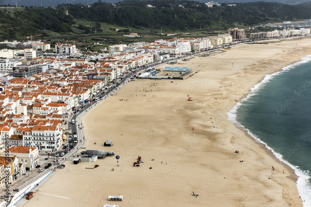 Nazare is one of the most popular seaside resorts in Portugal, considered by some to be among the best beaches in Portugal.