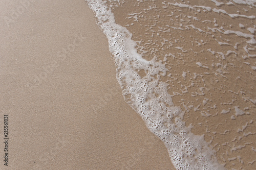 beach sand and waves