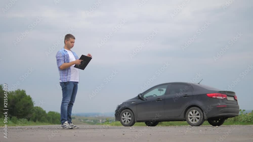 man makes car the auto insurance slow motion video. man sale sells used cars. car insurance sale of used cars lifestyle concept man makes car the auto insurance slow motion video. man sale sells used cars. car insurance sale of used cars lifestyle concept