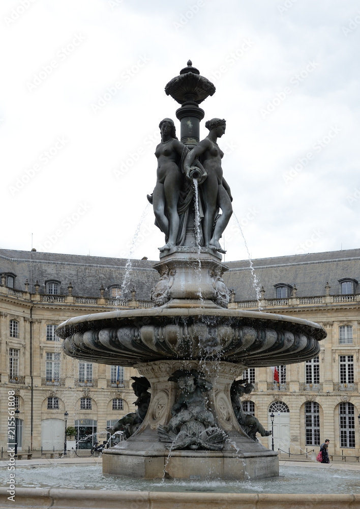 Fountain of wine in Bordeaux