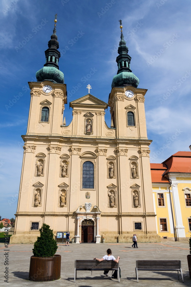 Pilgrimage Basilica of the Assumption of the Virgin Mary and St. Cyril and Methodius at Velehrad Monastery, Moravia, Czech Republic