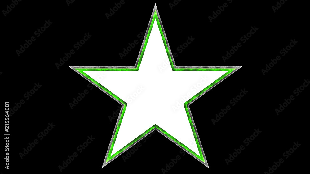 Star 044 - Glow Neon Colorful - Black Background Star 044 - Glow Neon Colorful - Black Background