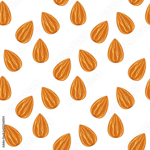 pattern with almonds