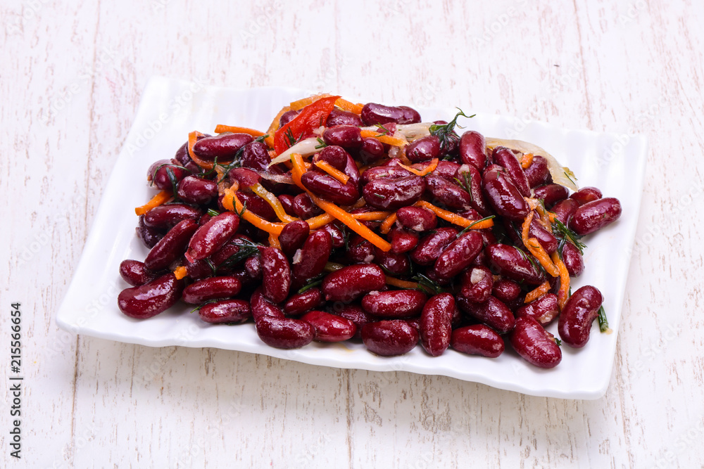Pickled red beans Pickled red beans
