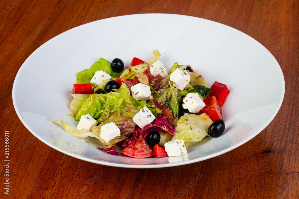 Delicious greek salad Delicious greek salad