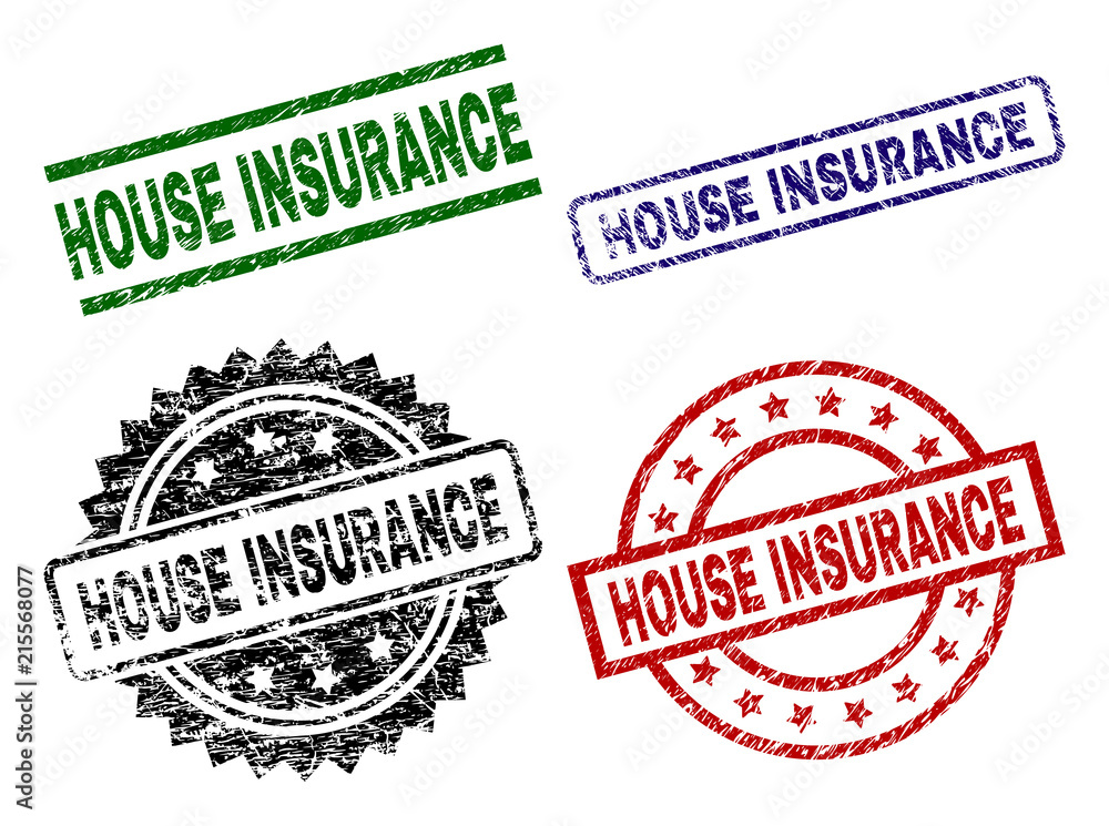 HOUSE INSURANCE seal prints with damaged texture. Black, green,red,blue vector rubber prints of HOUSE INSURANCE text with corroded style. Rubber seals with circle, rectangle, medal shapes. HOUSE INSURANCE seal prints with damaged texture. Black, green,red,blue vector rubber prints of HOUSE INSURANCE text with corroded style. Rubber seals with circle, rectangle, medal shapes.