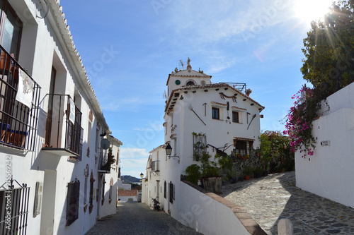 Macharaviaya, Axarquía, Málaga, pueblos, calles, paisaje rural. © Maika