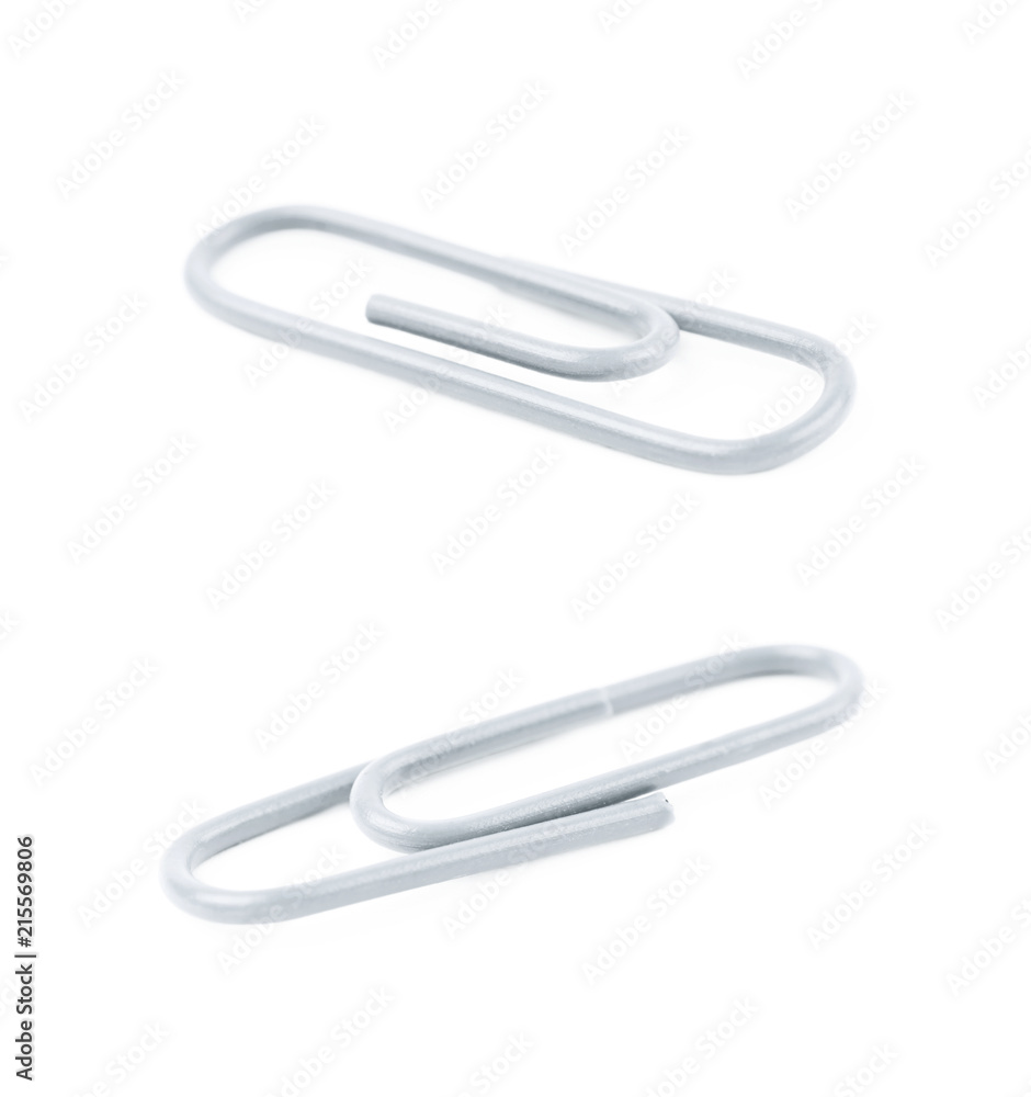 Single office clip isolated Single office clip isolated