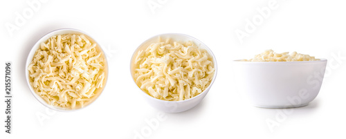 Photos grated mozzarella cheese