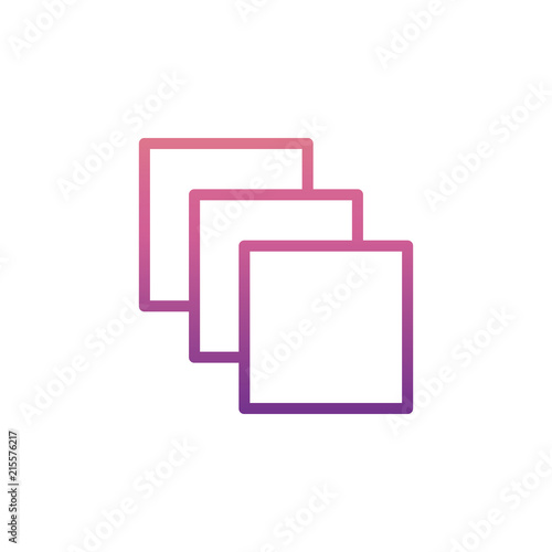 strata icon in gradient style