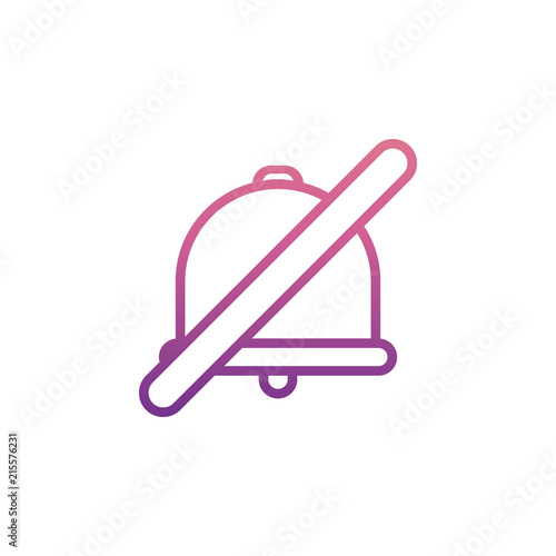 no sound icon in gradient style