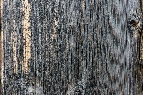 The texture of the gray boards of wood