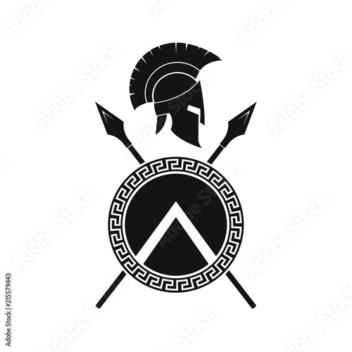 Spartan icon  illustration. Vector. Isoalted.