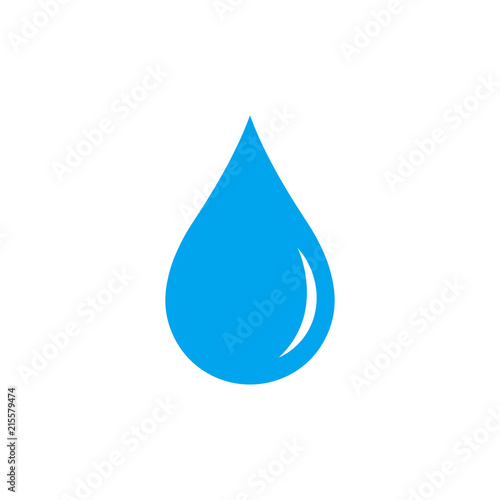 Water drop. Icon. Vector. photo