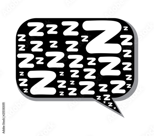 Sleepy Speech Bubble