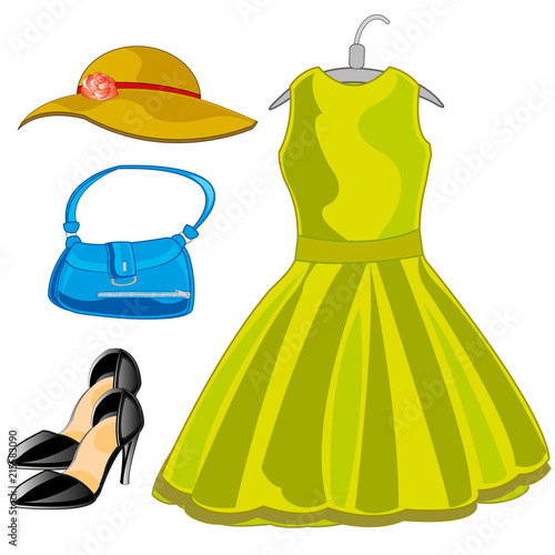 Feminine belongings and footwear