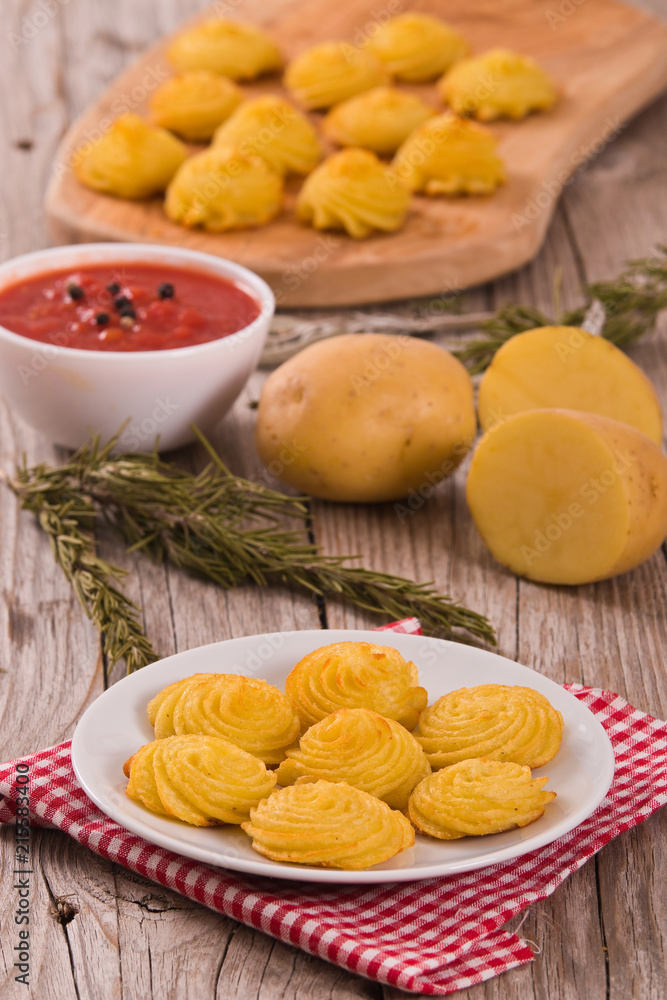 Duchess potatoes. Duchess potatoes.