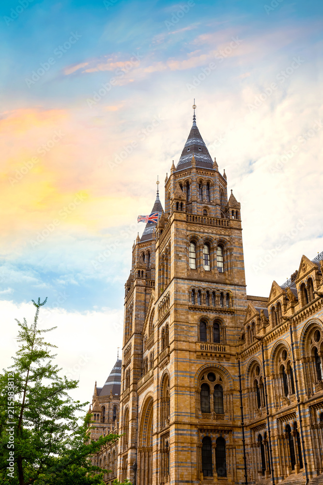  The Natural History Museum in London, UK