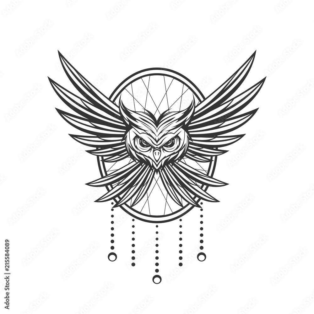 owl ornament tattoo design for tshirt apparel owl ornament tattoo design for tshirt apparel