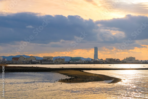 貝塚市 二色の浜公園からの夕景 photo