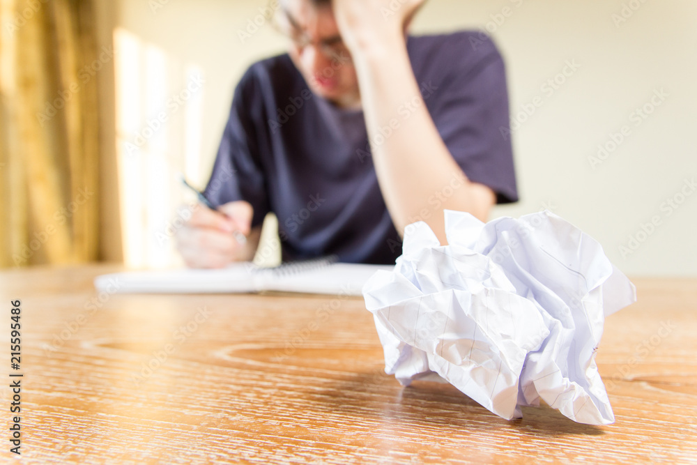 nervous stress thinking man writing nervous stress thinking man writing