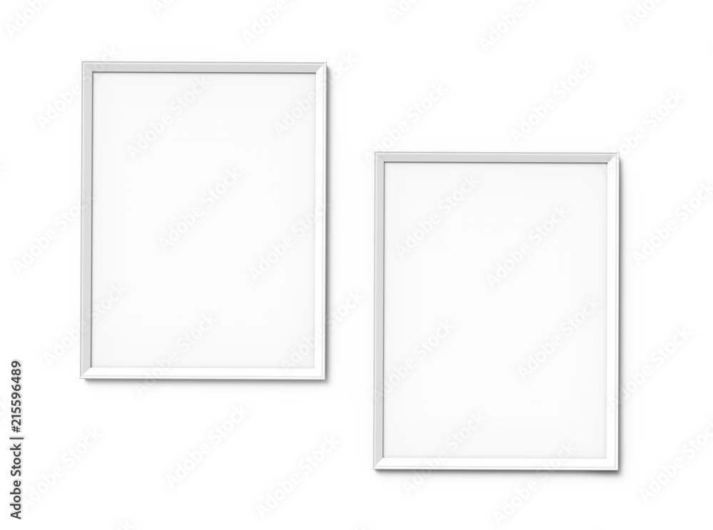 White photo frames White photo frames