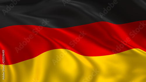 Waving Germany flag