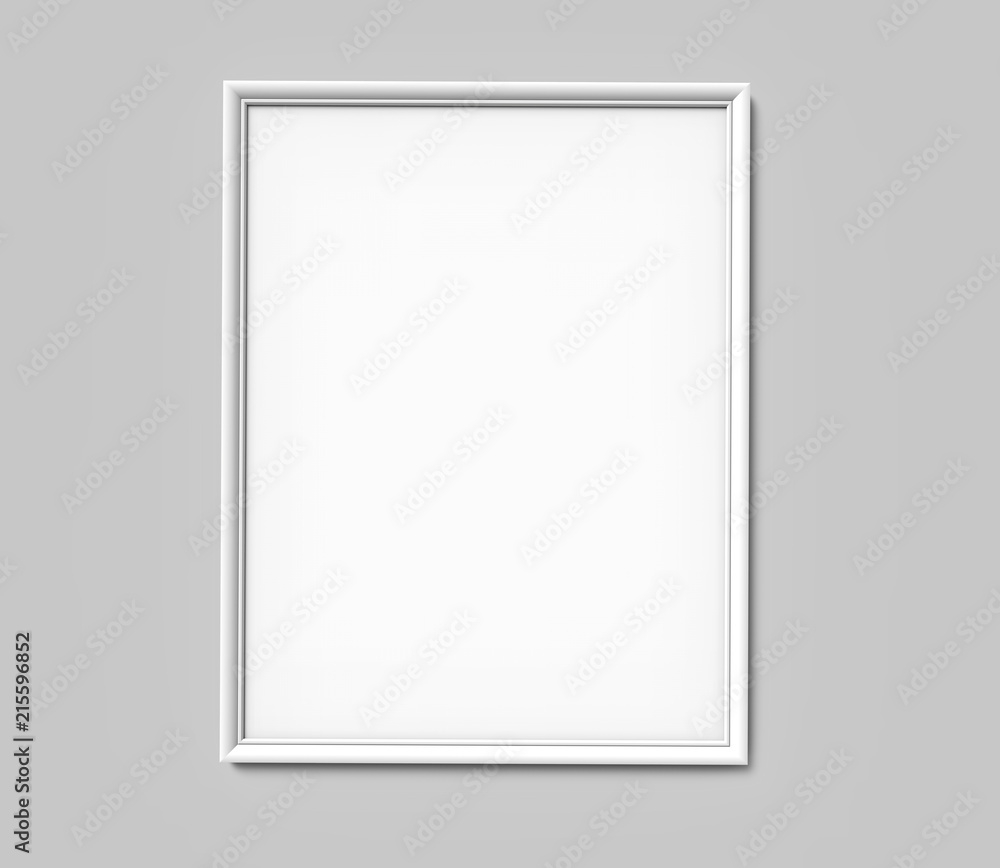 White photo frame White photo frame