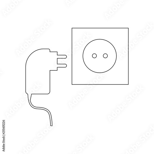 Power cable and power socket