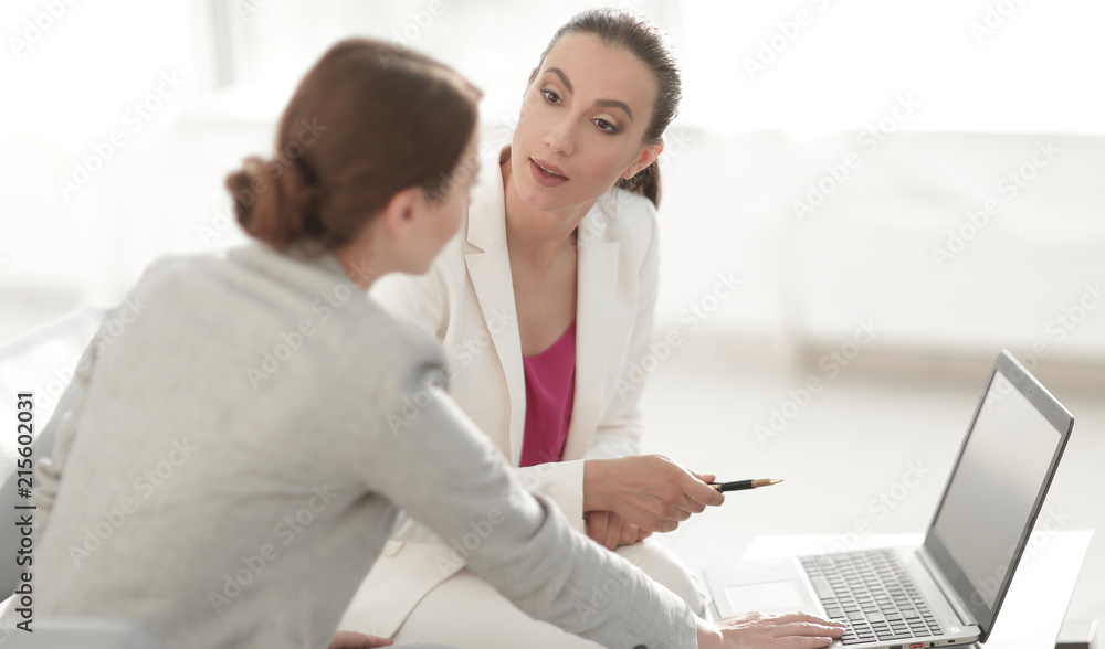 women Bank employees in the office women Bank employees in the office