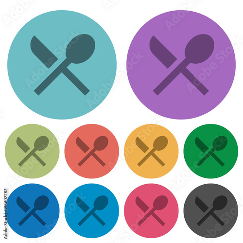 Dining color darker flat icons