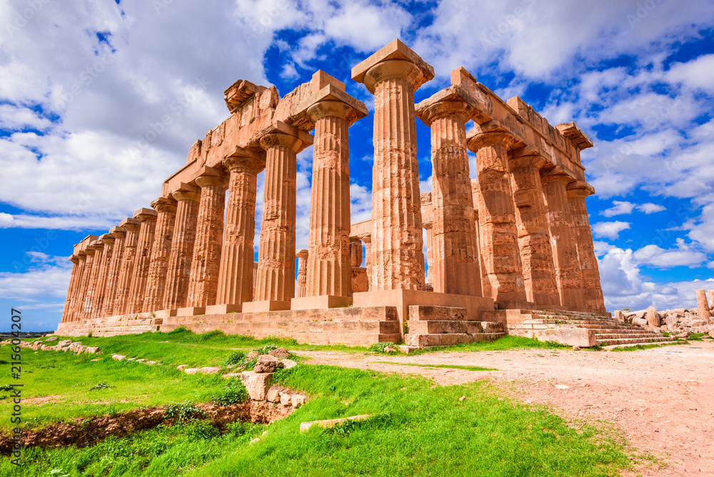 Fototapeta premium Selinunte temple, Sicily, Italy