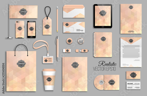 Corporate identity template set.