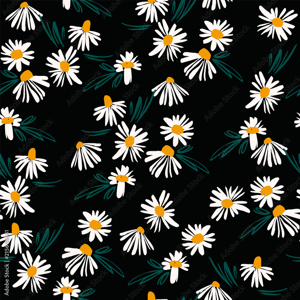 Floral seamless pattern. Vector design