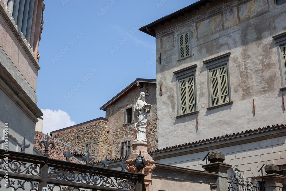 Angel statue in Bergamo, Italy
