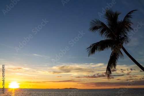 Fototapeta Naklejka Na Ścianę i Meble -  Sunset on Denarau Island, Fiji